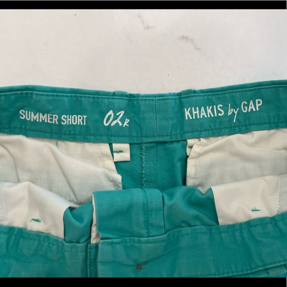 Prettiest seaside green GAP summer short, Size 2 - Picture 2 of 3